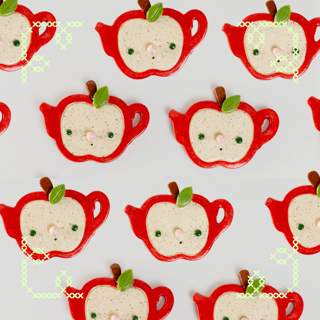 applehead teapot magnet