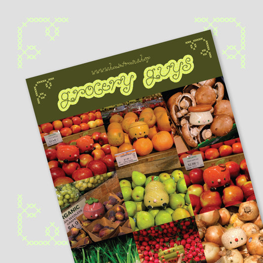 grocery guys grid sticker sheet *pre-order*