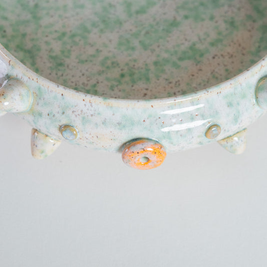 sago the puffer ikebana dish