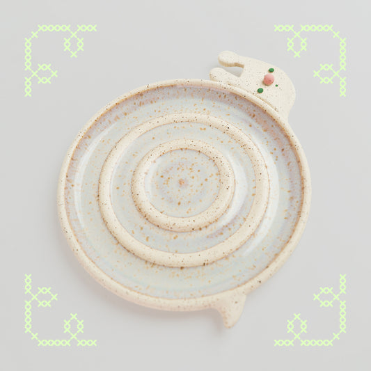 snell the snail plate - snow