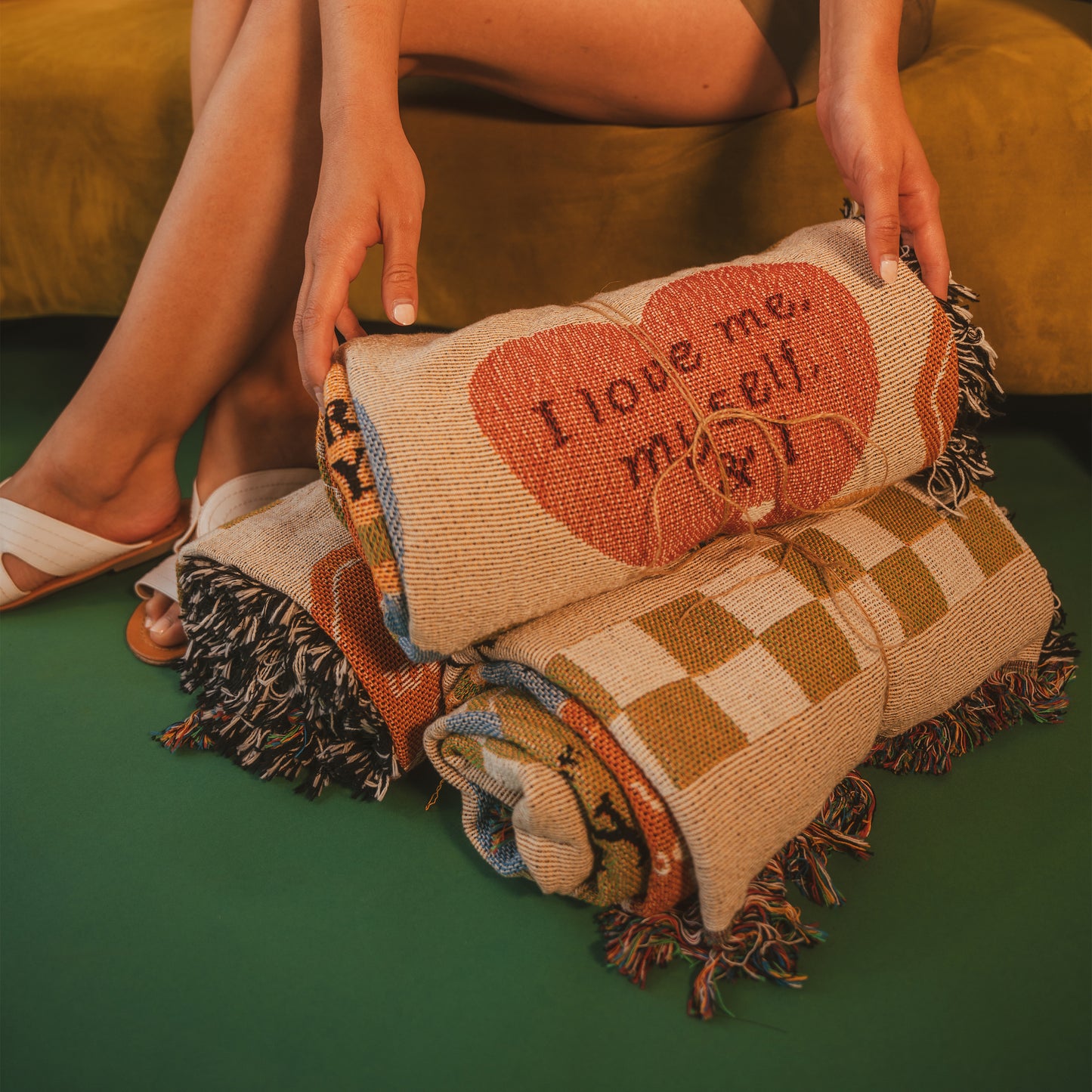 Cozy Affirmations Woven Blanket