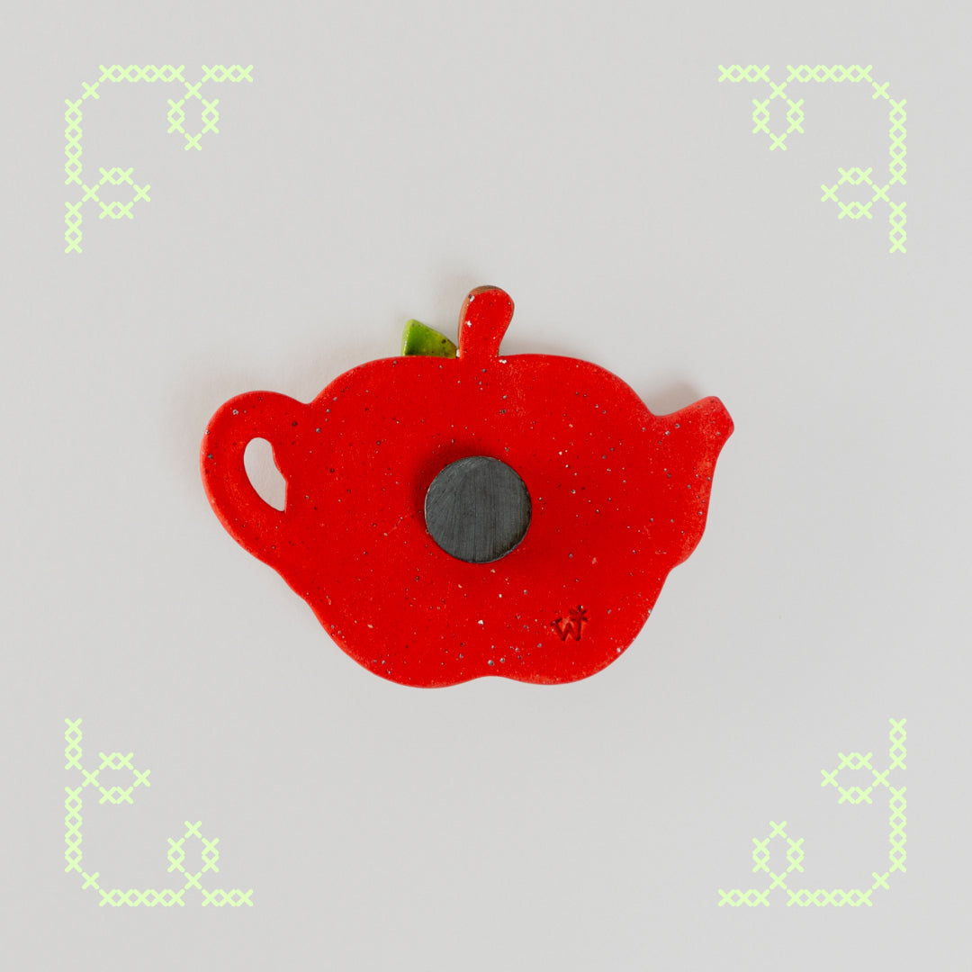 applehead teapot magnet