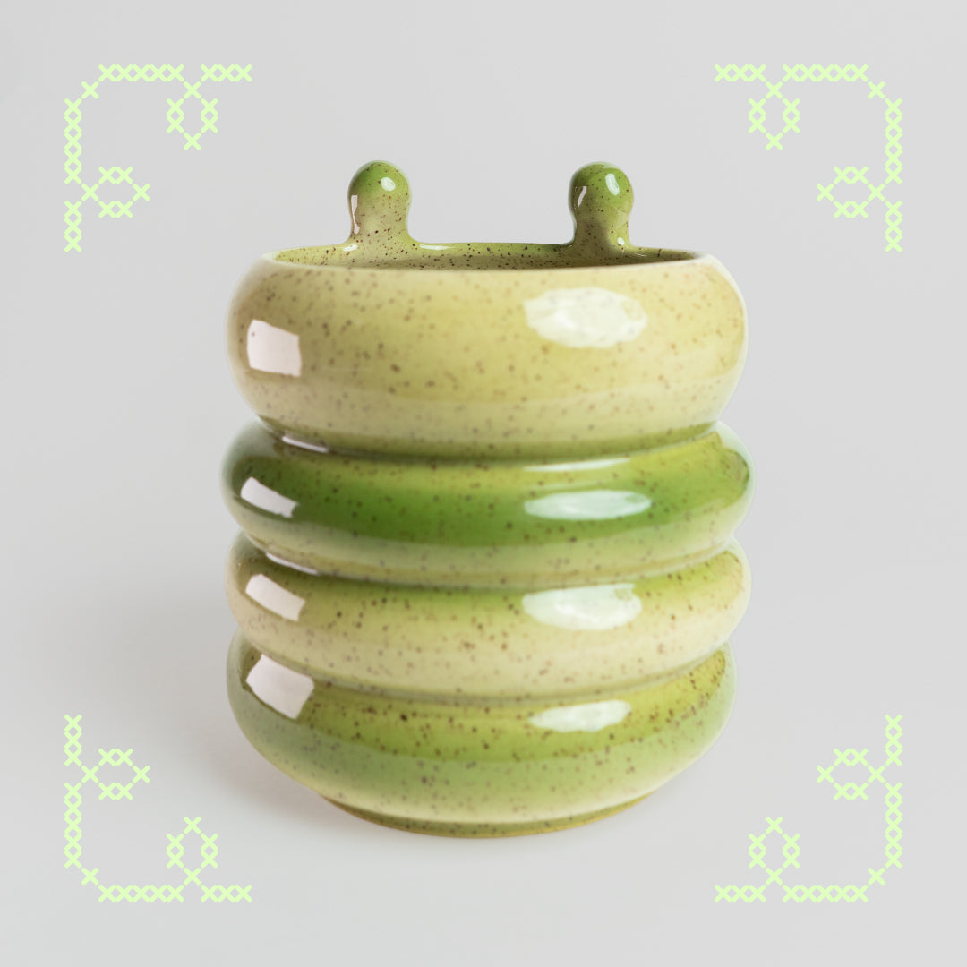 bro-brecito the caterpillar vase