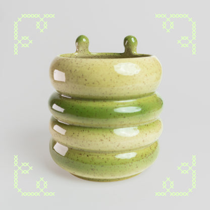 bro-brecito the caterpillar vase