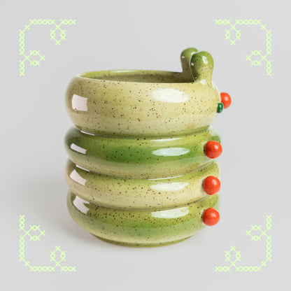 bro-brecito the caterpillar vase