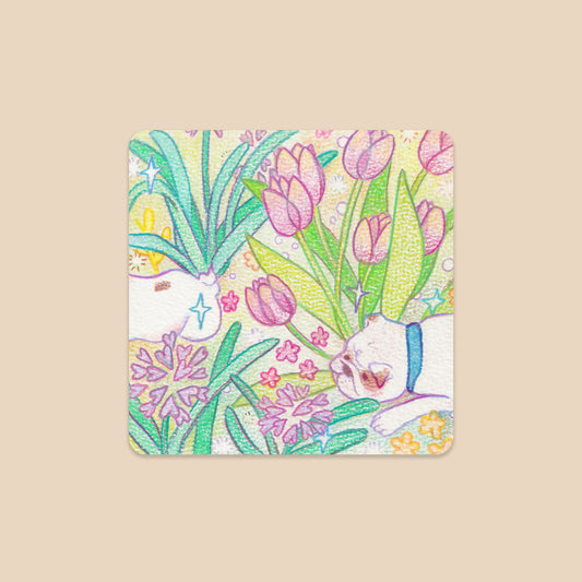 Brock the Garden Bulldog Sticker - Two Pups