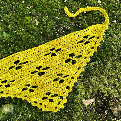 Algae Ecology-Inspired Crochet Bandana