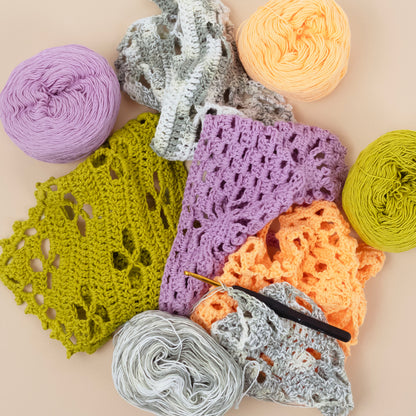 Algae Ecology-Inspired Crochet Bandana