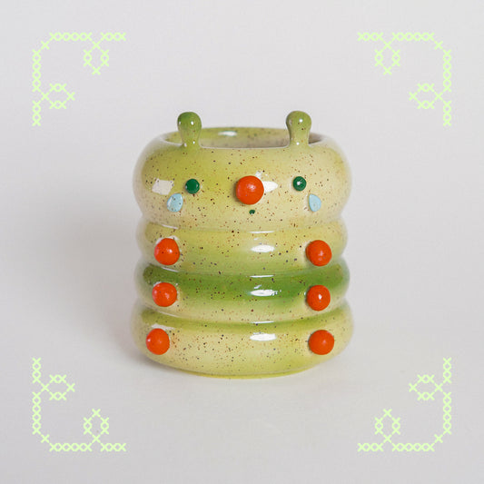 pobrecito the (crybaby) caterpillar vase