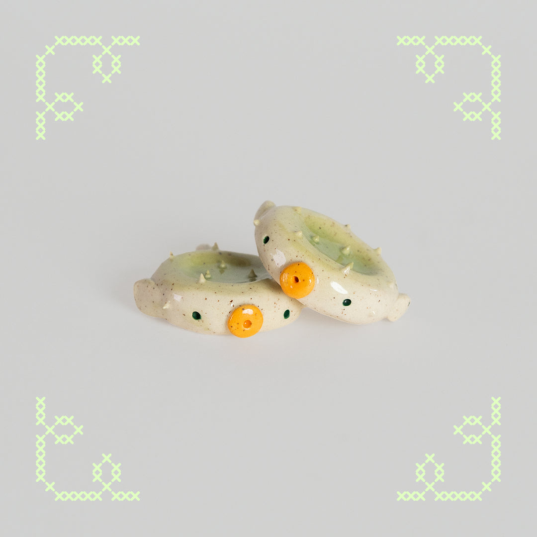 sago the pufferfish worry stone