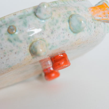 sago the puffer ikebana dish