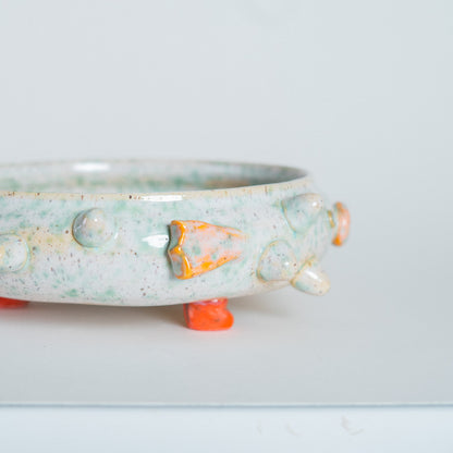 sago the puffer ikebana dish