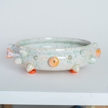 sago the puffer ikebana dish