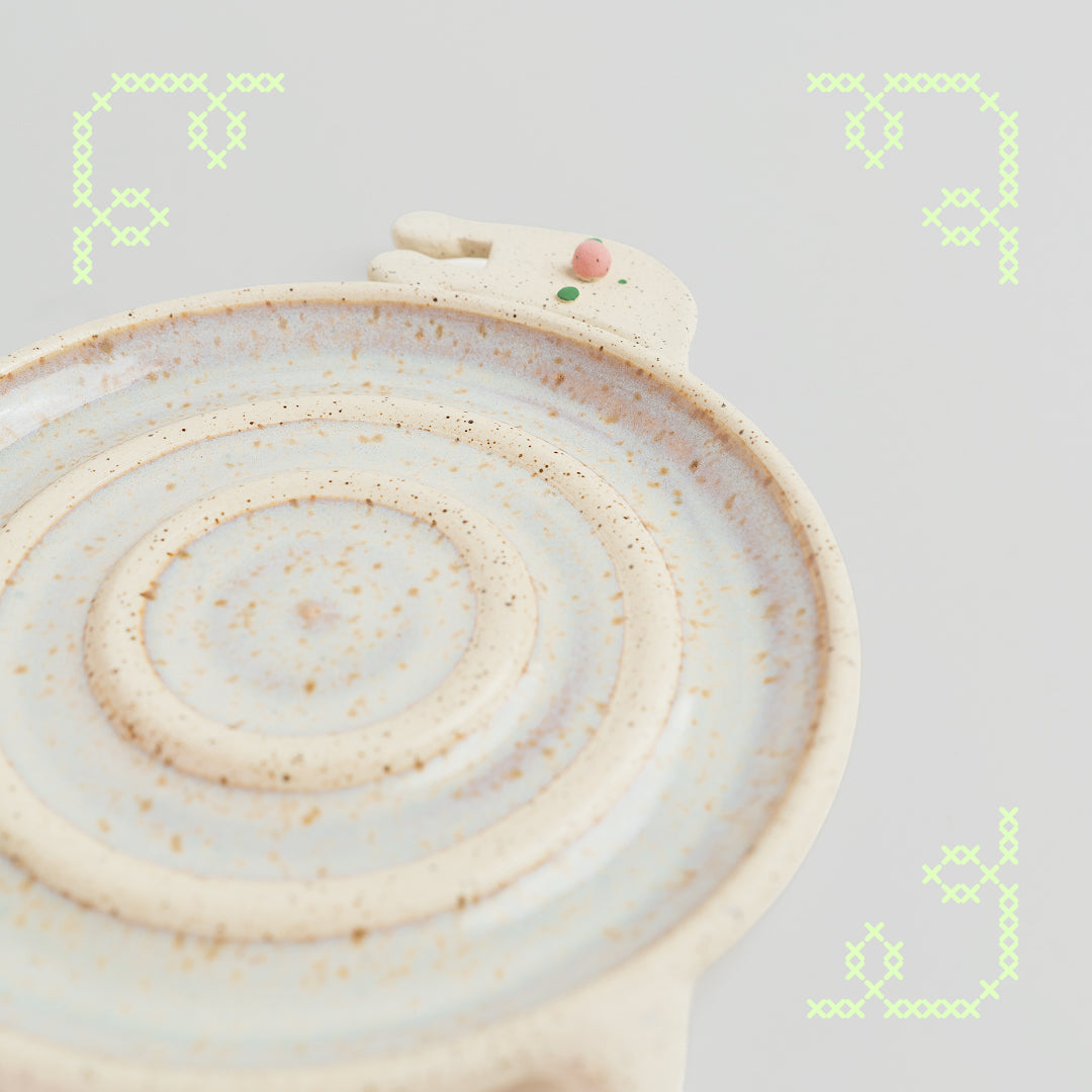 snell the snail plate - snow