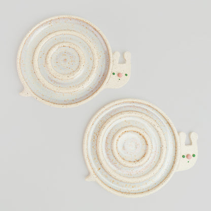 snell the snail plate - snow