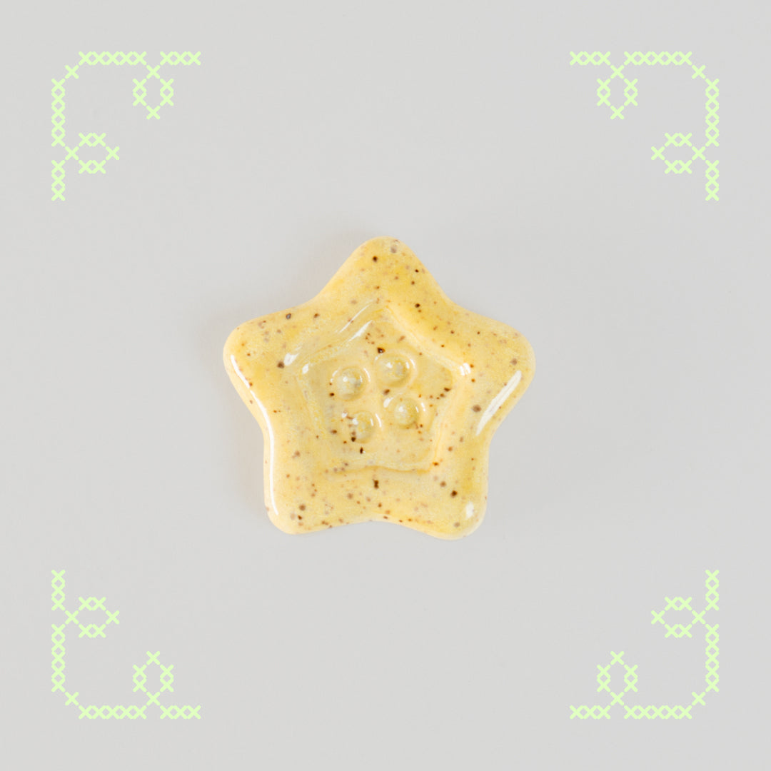 star button worry stone