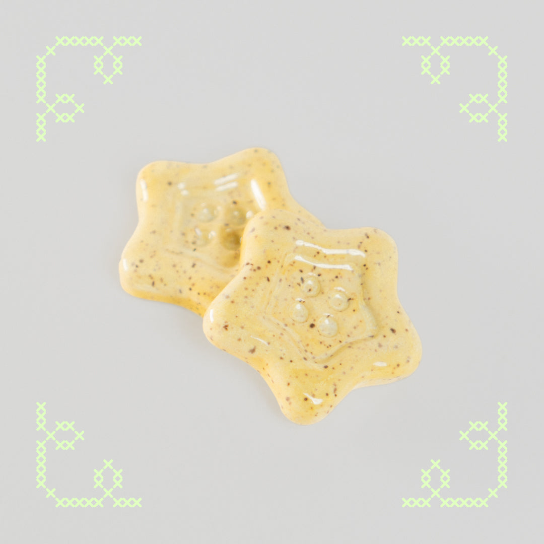 star button worry stone