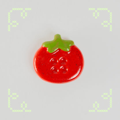 cherry tomato button worry stone