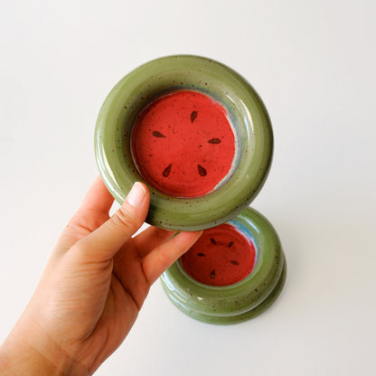 *RAFFLE* Watermelon Bubble Plate Set