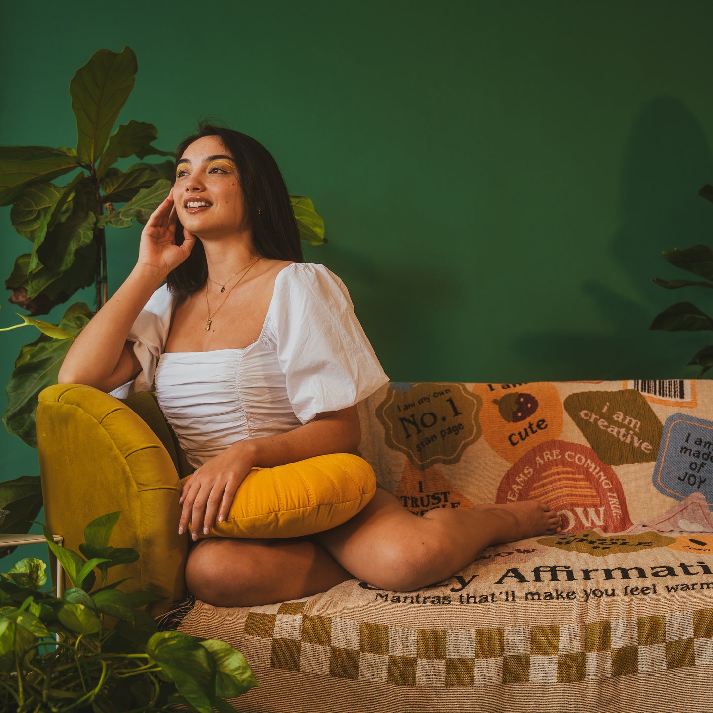 Cozy Affirmations Woven Blanket