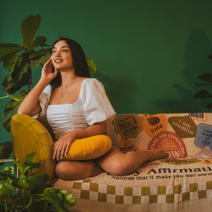 Cozy Affirmations Woven Blanket