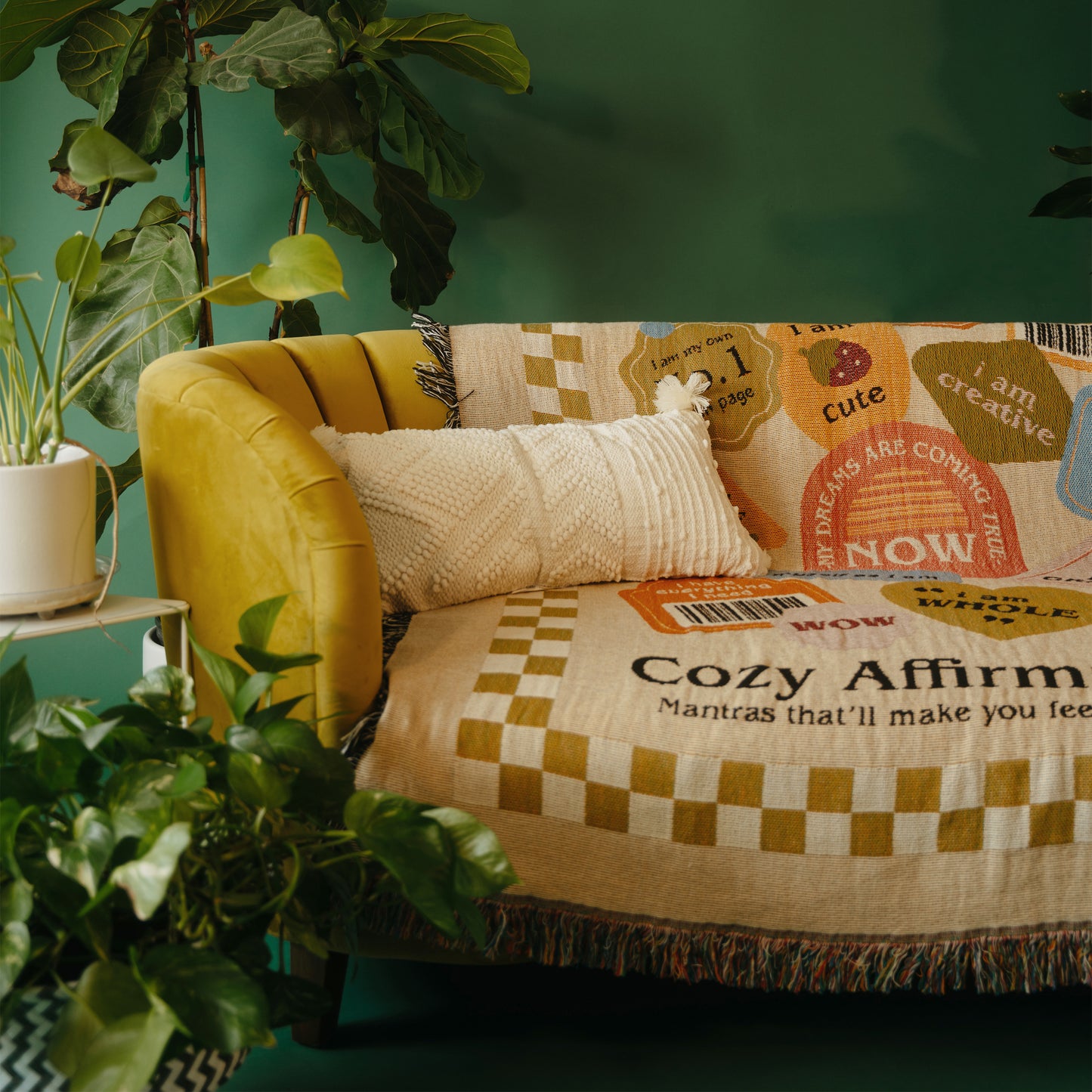 Cozy Affirmations Woven Blanket