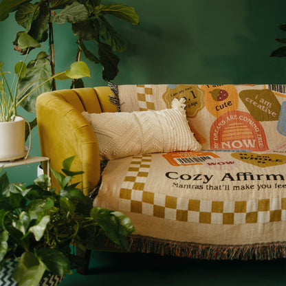 Cozy Affirmations Woven Blanket